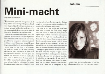 Column in Reclameweek, juni 2006